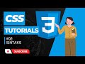 CSS TUTORIAL #02 SINTAKS