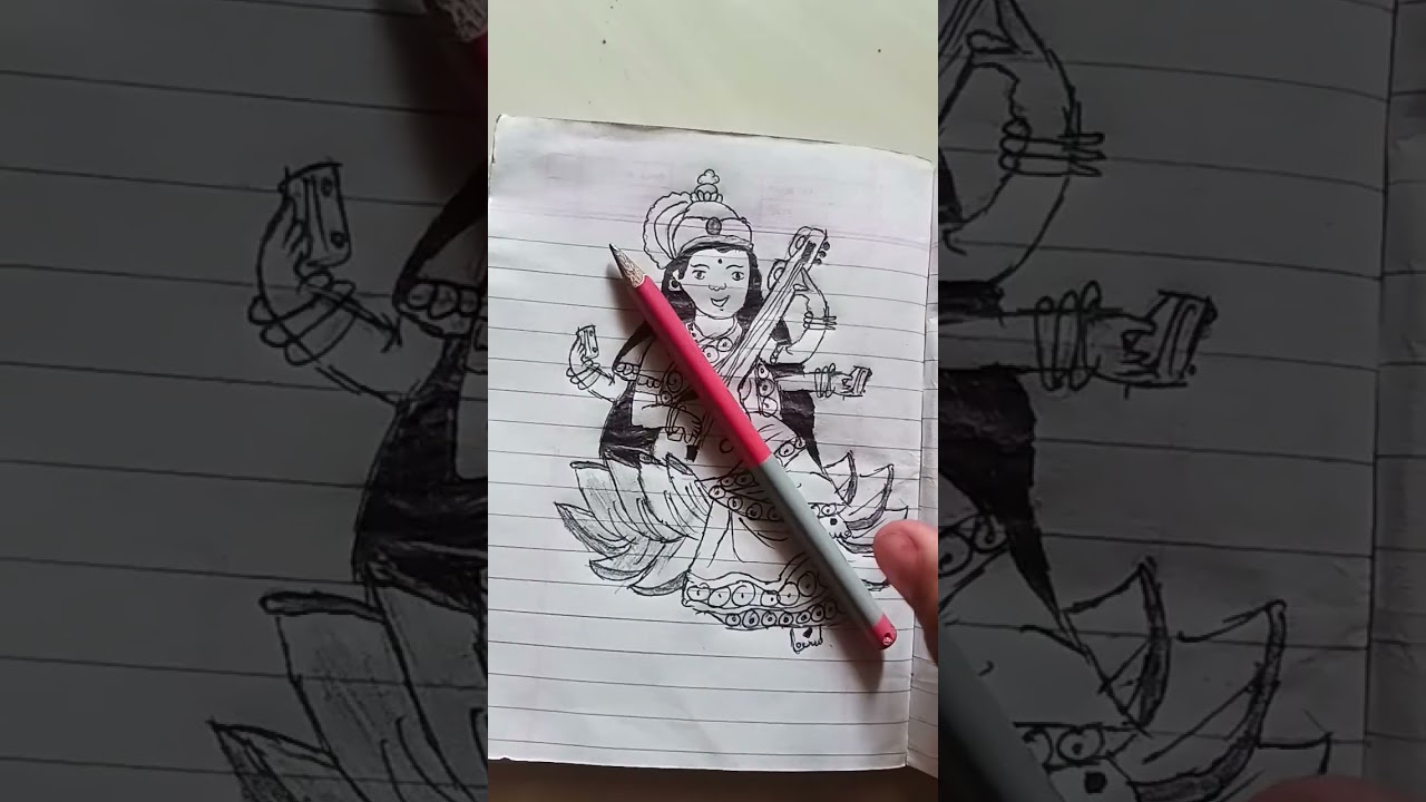 Our appsra rani.  sarswati maa..🤍✨ 