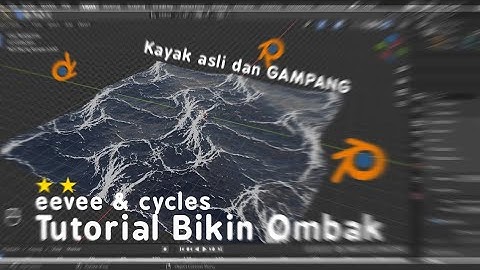 TUTORIAL BIKIN OMBAK / AIR | Blender Tutorial (Bahasa Indonesia)