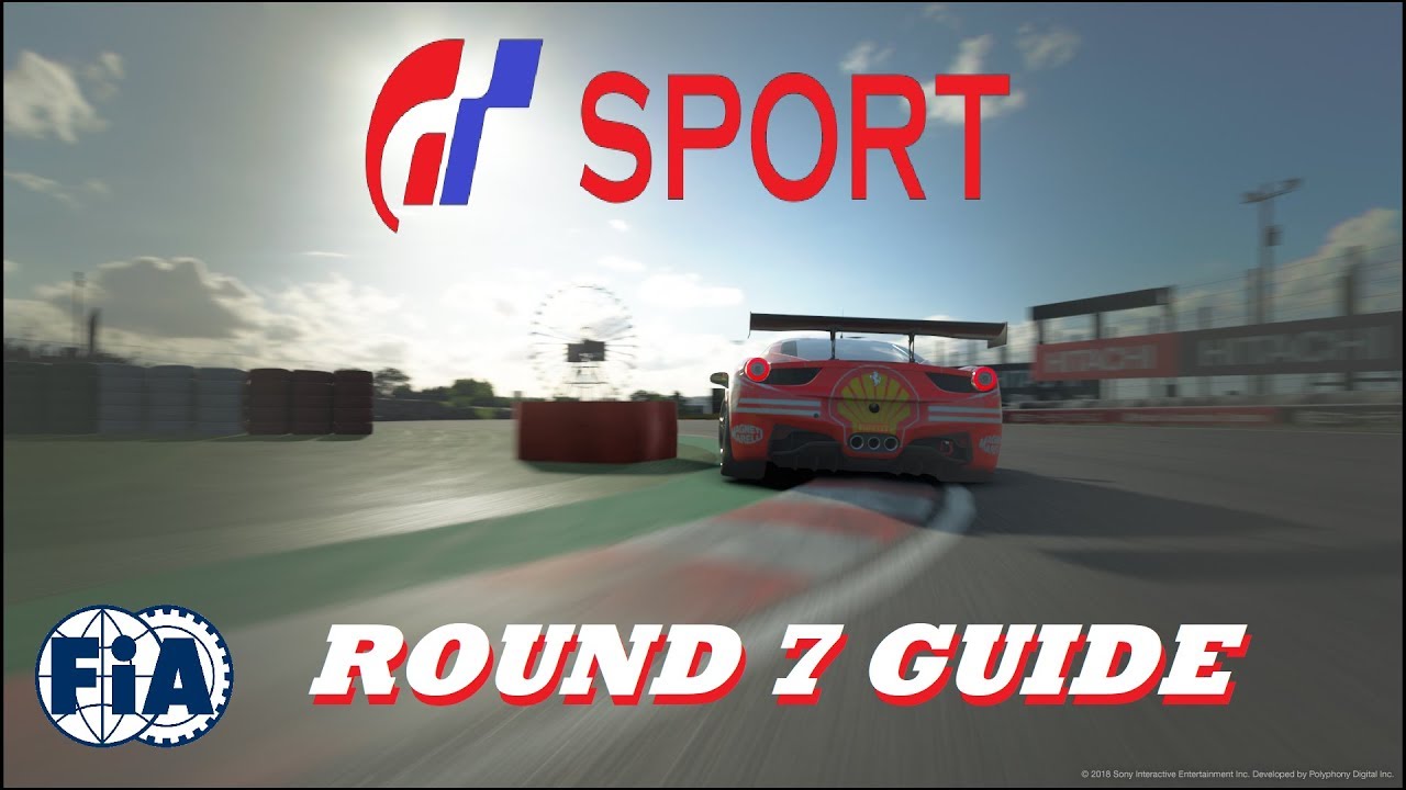 GT Sport FIA Round 7 Suzuka Track Guide GR.4 driving school 2016