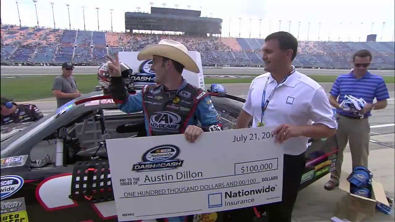 Austin Dillon wins second Dash 4 Cash in a row!