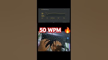 Check my typing speed 50WPM 🔥 #touchtyping #typing #aspirants #apsc #exam #upsc #adregrade3