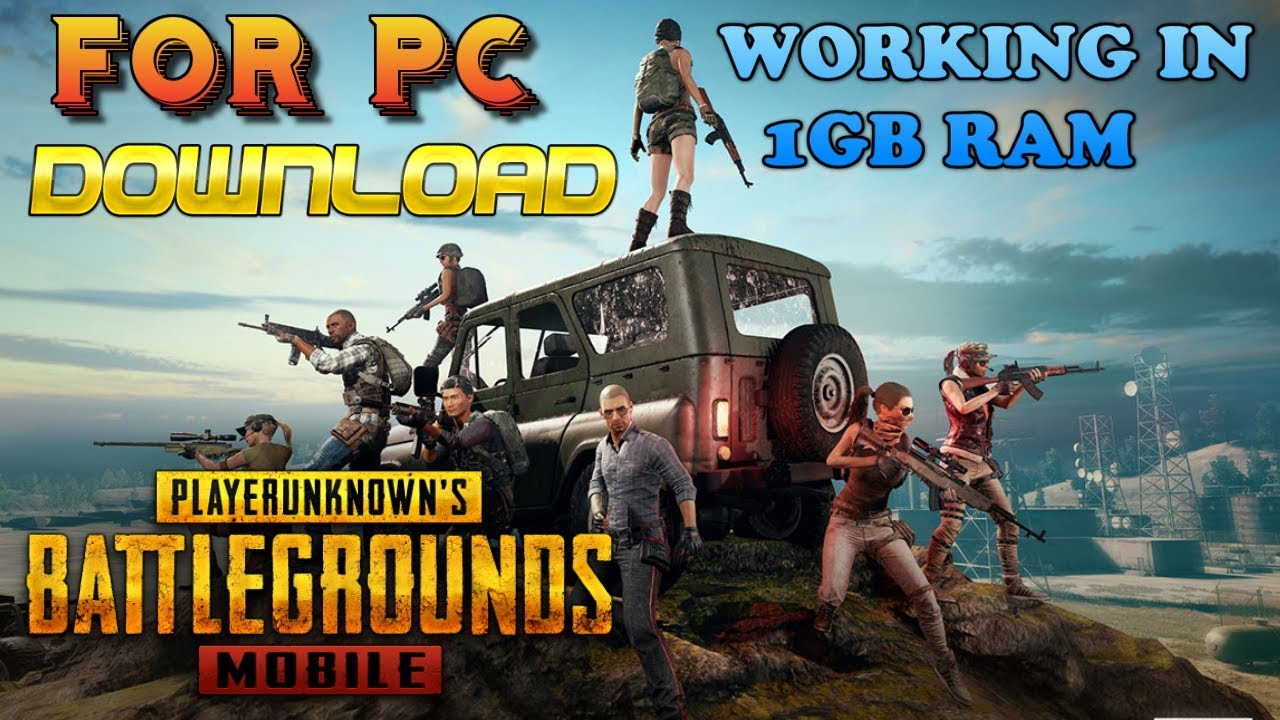Download PUBG PC In 1GB ram | Without Graphics Card | Low end Pc | NO LAG - 