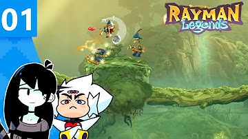 FlutterBug and BisTheFairy - Rayman Legends - Full Stream (Part 1)