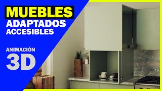 Muebles adaptados para discapacitados ♿ Sistema de accesibilidad 💡 3D por GrupoAudiovisual.com