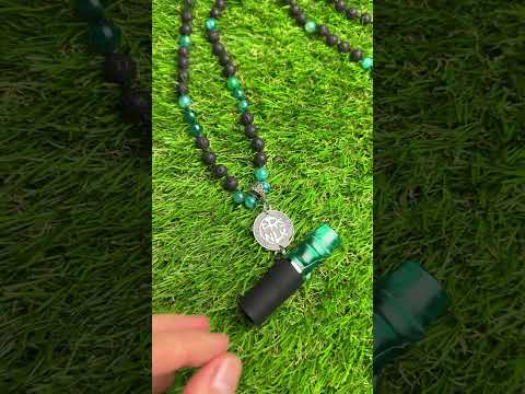 Персональний мундштук для кальяну з намистом Personalka Stone (ST095), видео 1
