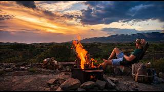Real Campfire Companion: 2 Hours of Quiet Presence (No AI)
