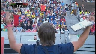 French coach Frederic Pommarel trolls silent home crowd. [SA vs FRA '17]