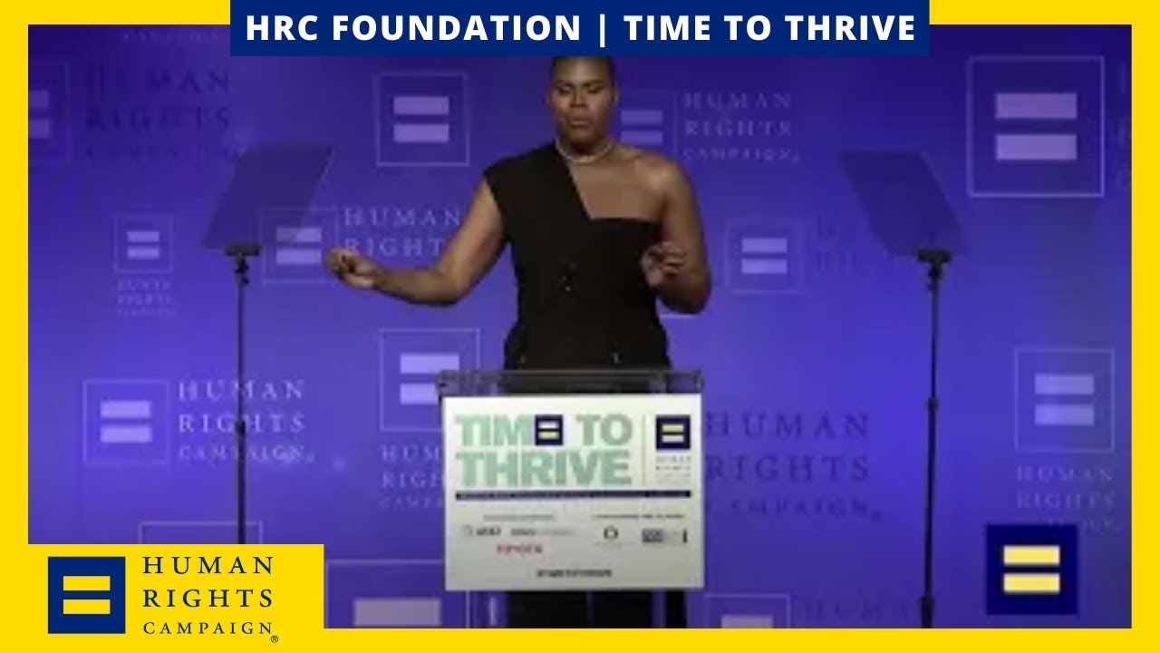 E.J. Johnson Honored at the 2019 HRC Time To Thrive - YouTube