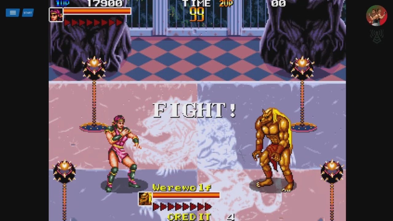 Mutant Fighter Amazoness Vs Werewolf Brutal Boss Battle Retro Arcade Fighting Gameplay PS5🔥🐺🦸‍♂️😱🤔