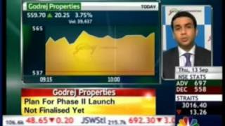947 Cnbc Trades Only 13 Sept 2012 05Min 43Sec Mr Pirojsha Godrej Executive Dir, Godrej Properties 10 21Am