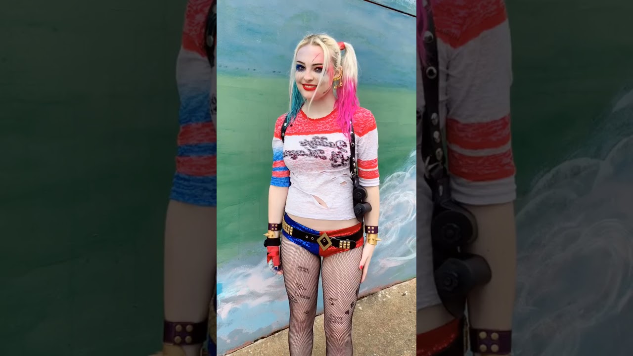 👅Harley Quinn 🎭 #harleyquinn #cosplay #dc #dccomics #joker #batman #poisonivy#fyp#foryou#sexy#harley