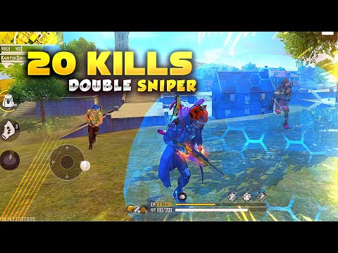 Double Sniper Unstoppable Overpower Gameplay by Chrono - Garena Free Fire