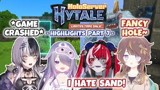 HoloEN & HoloID Ice Mountain Adventure and The First Teleporter【 Hololive Hytale HIGHLIGHTS Part 7 】