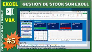 Creation d'une application simplifié de gestion de Stock en Excel et VBA, vente, Achat, Provision #5