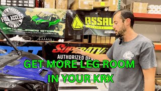 Kawasaki Krx 1000 Seat Extension Leg Room Kit. Maximize Your Krx 1000 Leg Room