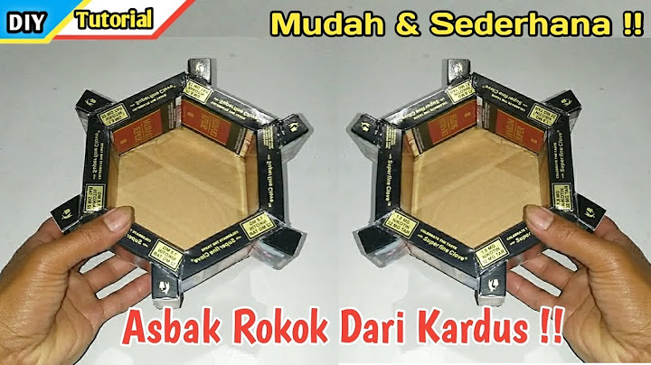 15 Cara Membuat Kerajinan Tangan dari Kardus Rokok