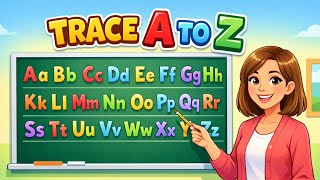 Alphabet Tracing A to Z | Learn to Write ABC | Capital and Small Letters for Kids