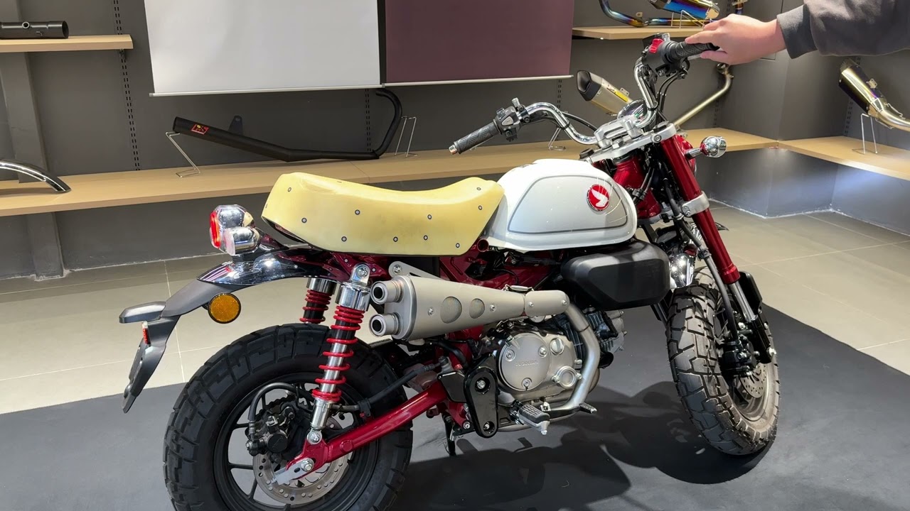 Honda Monkey Twin Gun Exhaust Sound Wave
