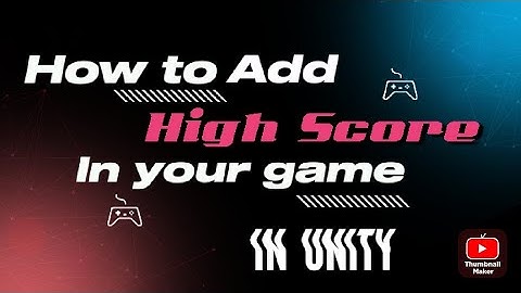 High score add in your game basic tutorial  in unity  Hindi/Urdu AS_Expert January 10, 2023