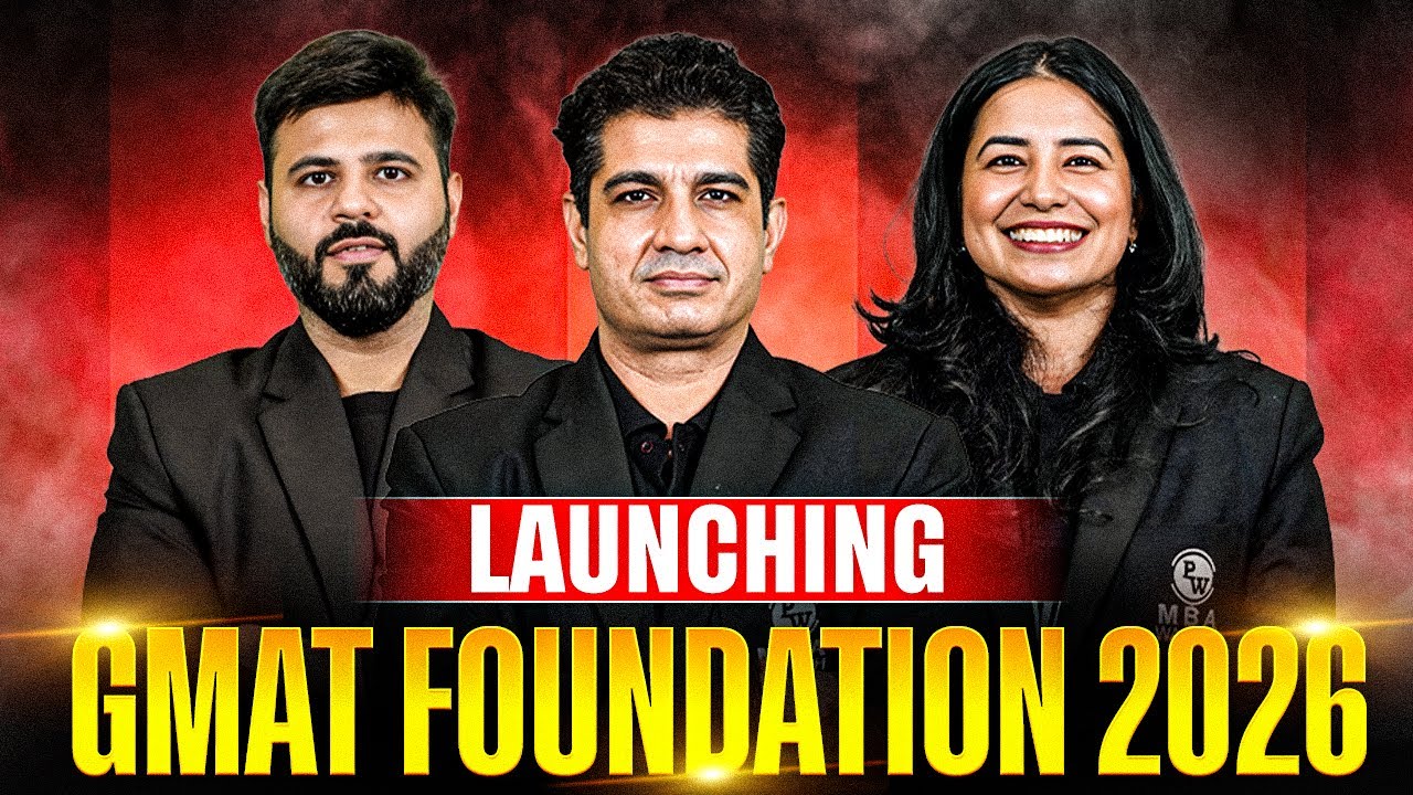 Launching GMAT Foundation 2026 Free Youtube Batch | The Ultimate 700 ...