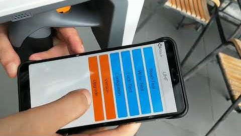 K8 Bluetooth Handheld RFID Reader Testing