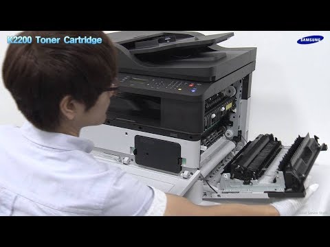 Samsung multi xpress k2200 कर्टेज कैसे चेन्ज करे और रिफिल करे