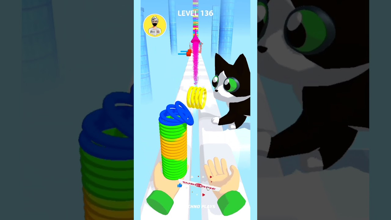 Toy Spring Level 136 😁 - Best Slinki Pass Mobile Games 😍🔥😱 