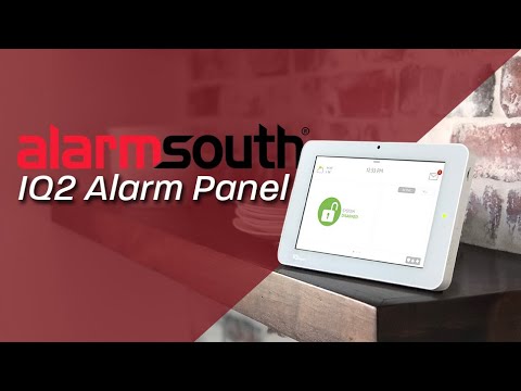 Qolsys IQ2 Panel powered by AlarmSouth - YouTube