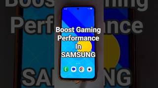 Samsung Phone Hiddden Feature | Boost Gaming Performance | #gaming #samsung #shorts #androidgyan