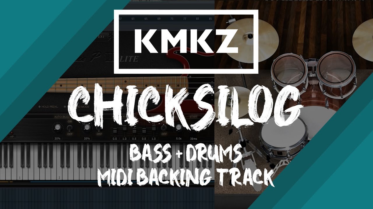 Kamikazee - Chicksilog | Bass + Drums MIDI Backing Track