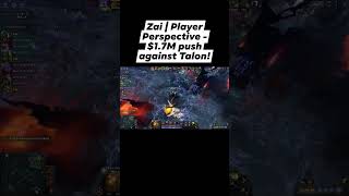Zai 1.7M Dollar Push Against Talon #gaming #dota2 #riyadhmasters2023
