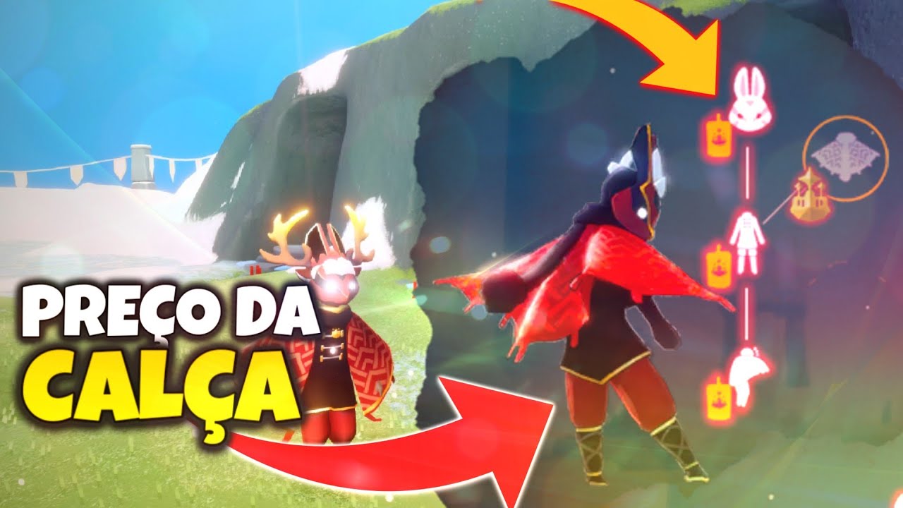 [Beta] Preços da calça, máscara, capa e emotes| Espírito peeking ...
