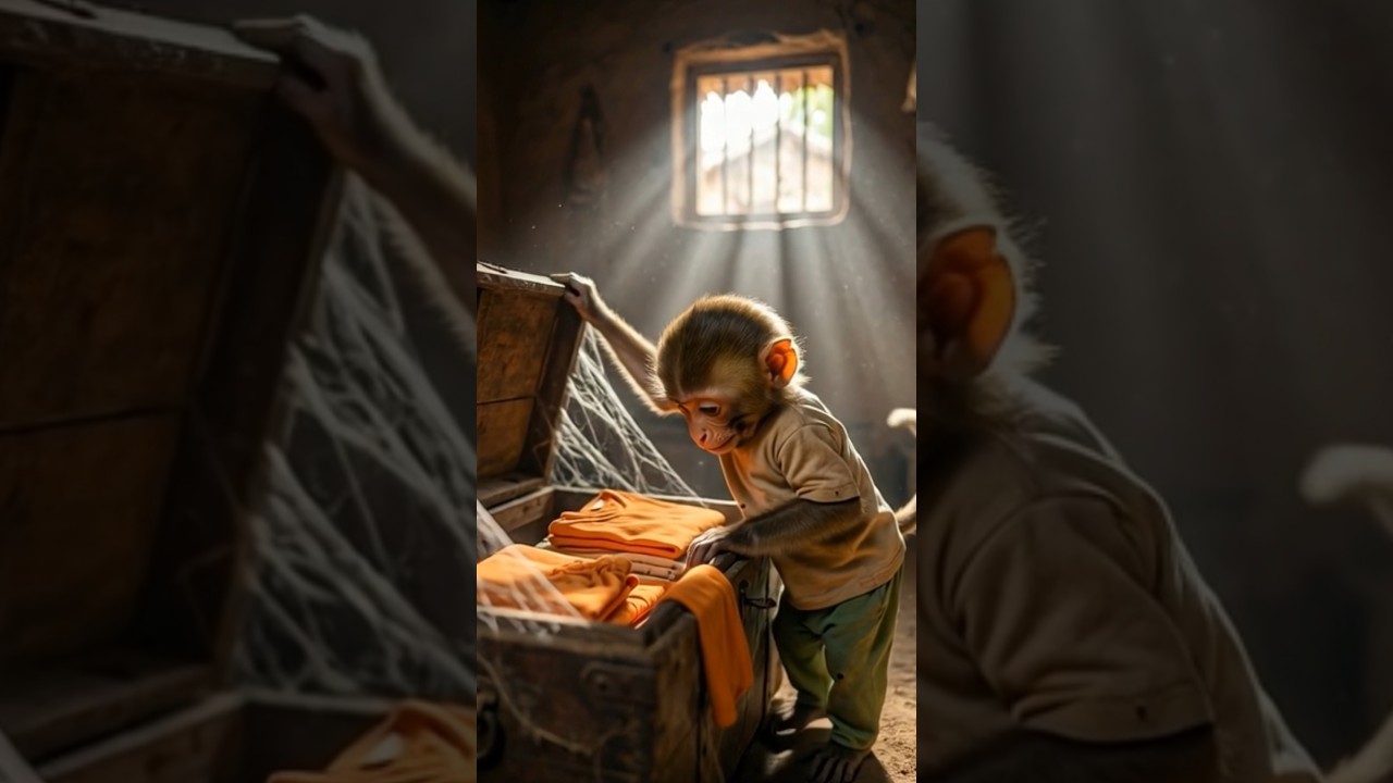 Cute Monkey’s Devotional Journey to Lord Shiva 🐒🔱. 