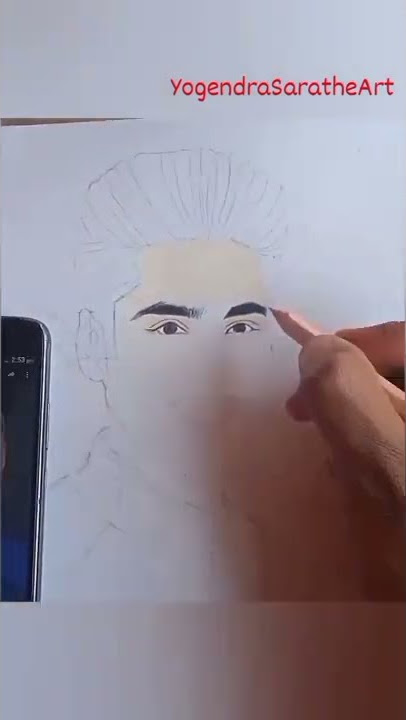 Simba Nagpal Face Drawing #simbanagpal #tejasswiprakash #maheckchahal #naagin6 #prarish #shorts