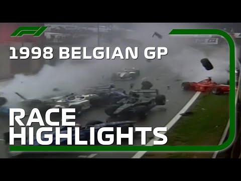 Formula One 1998 Belgium Grand Prix with modern graphics