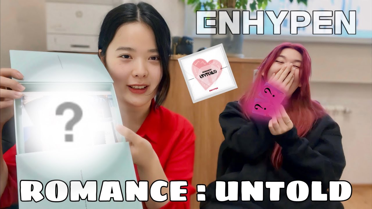 Unboxing ENHYPEN 'ROMANCE : UNTOLD' albums Inceptio, Arcanum, Concessio ver. by NugGets cdt