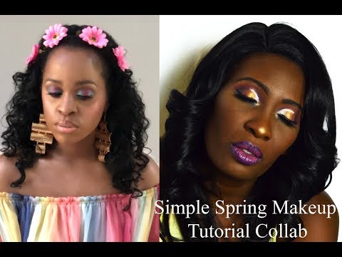 Simple Spring Makeup Tutorial For Dark Skin Collab With Mis Neya