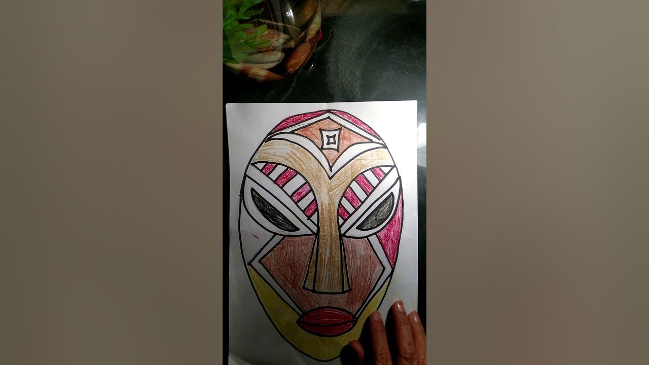 Easy way 3D Cultural Mask making YouTube