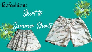 Skirt to Shorts | DIY | Ram Bansil