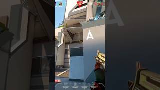 Watch till the end Impossible Shot,"  Skill Shot,"  "Calculated Headshot" Lucky..? #valorant