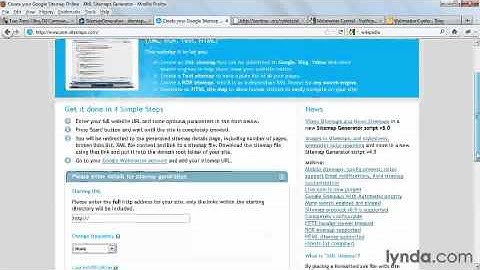 0501 Building and submitting HTML and XML sitemaps