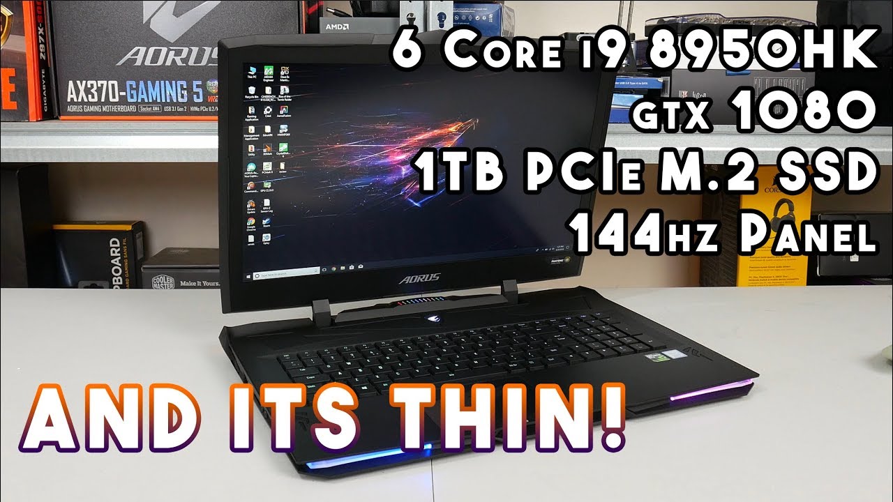 Aorus X9 Dt Cf1 Gaming Laptop Review Its Thin With Oc I9 And Gtx