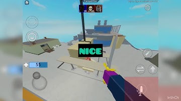 1v1ing my friend (Roblox Arsenal)