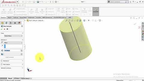 Solidworks tips and tutorials : Using Extrude with Draft and Shell option