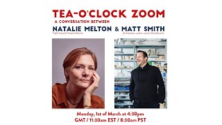 Tea O'clock Zoom with Matt Smith and Natalie Merton | Collect 2021