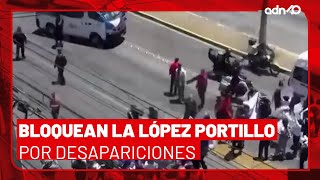 🚨¡Última Hora! Reportan bloqueo en la Vía José López Portillo por desapariciones en Coacalco