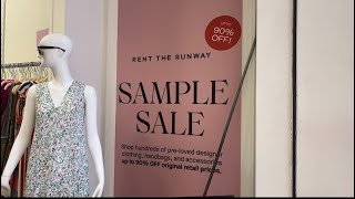 Shop With Me + Haul: Rent the Runway Sample Sale Sawgrass Mills