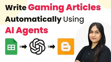 How to Write Gaming Articles Automatically Using AI Agents