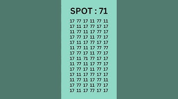 can you find  71 in 5 seconds? #wordpuzzlegame #game #mathematics #mindbendingquiz #puzzle